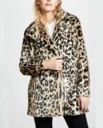 Kelly Reilly Yellowstone Beth Dutton Cheetah Print Coat