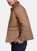 John Dutton Yellowstone Season 4 Quilted Cotton Jacket