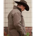 Yellowstone Season 4 John Dutton Quilted Jacket