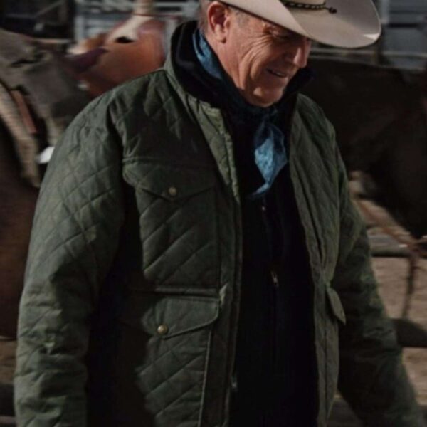 John Dutton Yellowstone Green Quilted Jacket