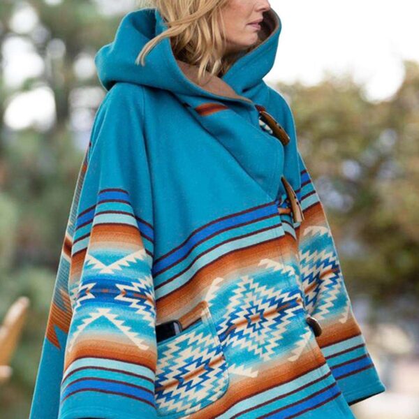 Yellowstone Beth Dutton Blue Hooded Coat