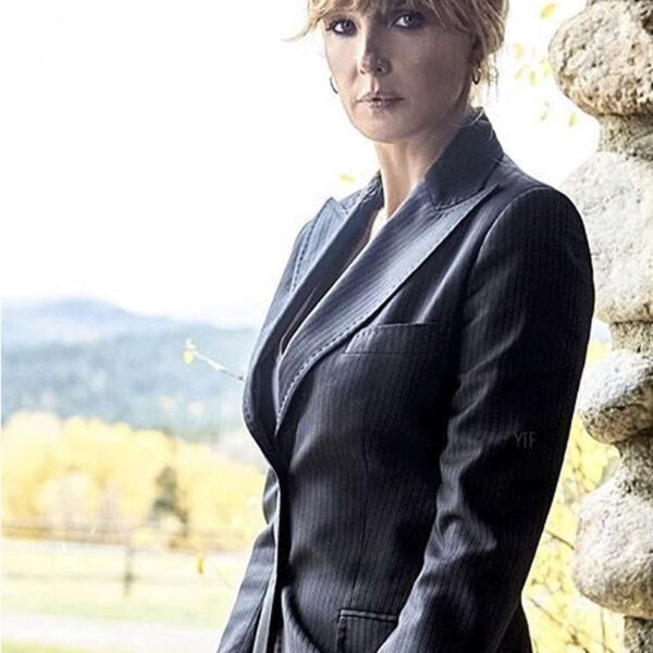 Kelly Reilly Yellowstone Beth Dutton Cotton Coat