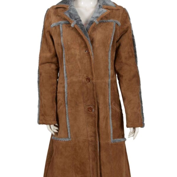 Beth Dutton Suede Leather Coat
