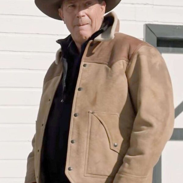 Yellowstone John Dutton Suede Leather Jacket