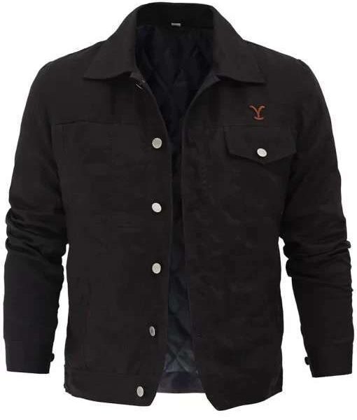 Rip Wheeler Yellowstone Black Cotton Jacket