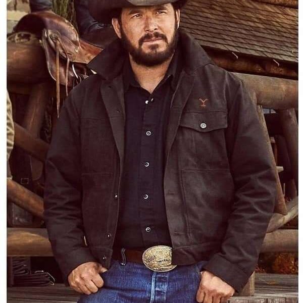 Rip Wheeler Yellowstone Black Cotton Jacket