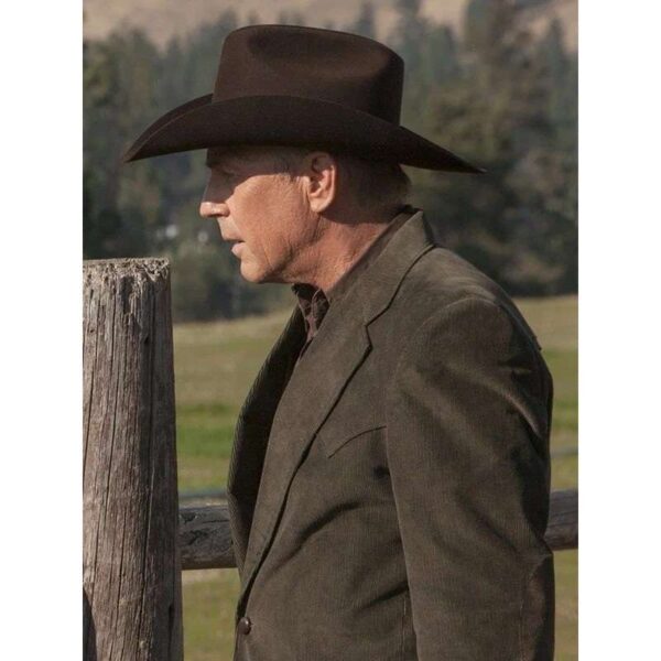 Yellowstone John Dutton Kevin Costner Wool Blazer
