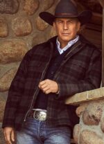 Yellowstone John Dutton Wool Plaid Jacket