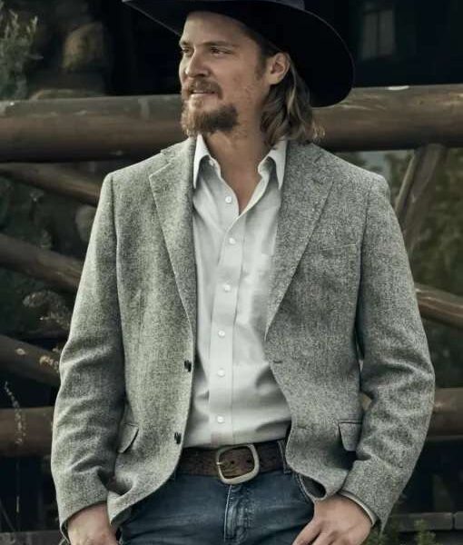 Yellowstone Luke Grimes Grey Blazer
