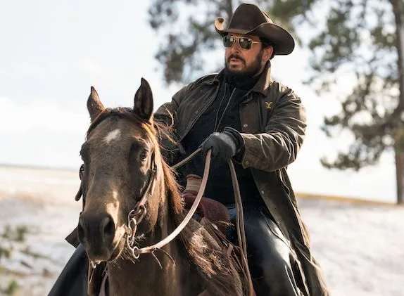 Yellowstone Rip Wheeler Trench Leather Coat