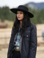 Yellowstone Season 4 Tanaya Beatty Quilted Jacket