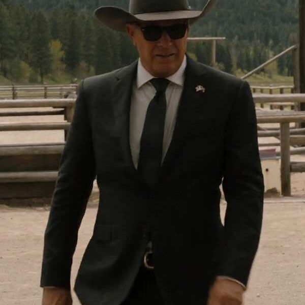 John Dutton Yellowstone S05 Black Blazer