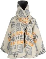 Yellowstone Kelly Reilly White Poncho Cloak Coats