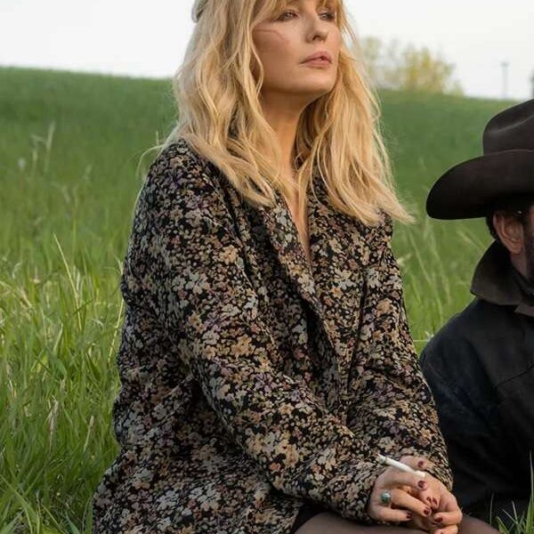 Yellowstone Season 5 Beth Dutton Floral Coat