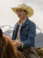 Yellowstone Season 5 Finn Little Denim Jacket