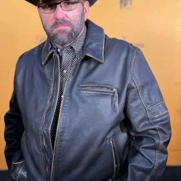 Yellowstone Season 5 Jake Jake Ream Leather Jacket