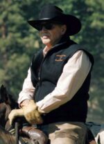John Dutton Yellowstone Season 5 Black Vest