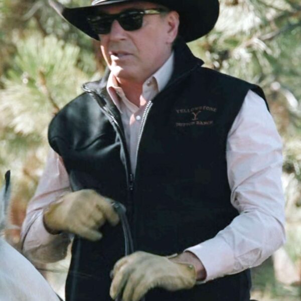 John Dutton Yellowstone Season 5 Black Vest