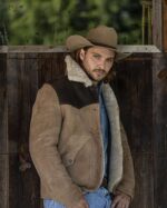 Luke Grimes Yellowstone Kayce Dutton Suede Leather Jacket