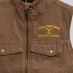 Yellowstone Dutton Ranch Logo Vest