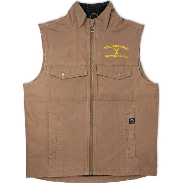 Yellowstone Dutton Ranch Logo Vest