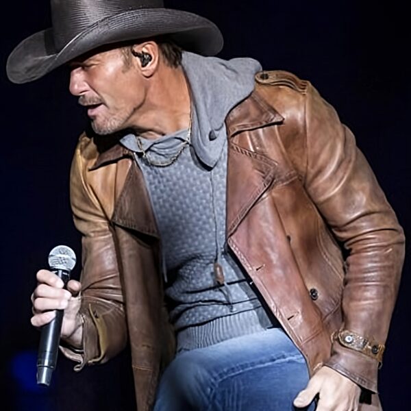 Yellowstone Origin 1883 James Brown Leather Trench Coat