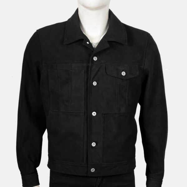 Yellowstone S05 Rip Wheeler Black Suede Jacket