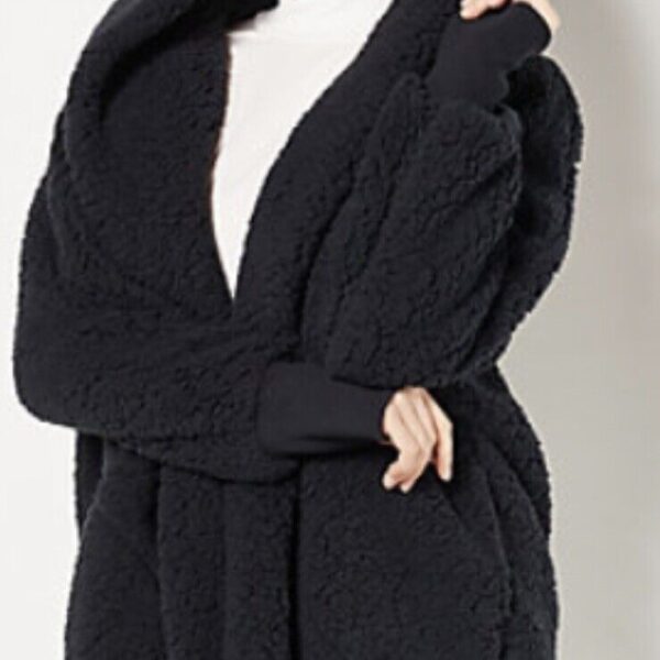 Yellowstone Dutton Ranch Black Hooded Coat