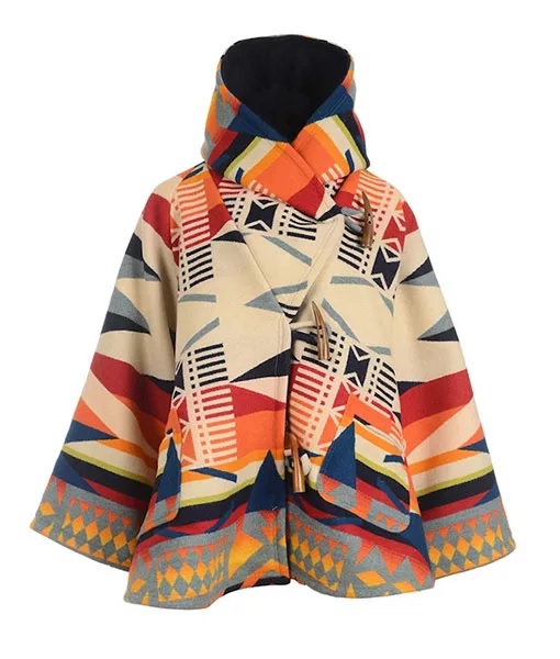 Kelly Reilly Costume Stylish Hooded Coat