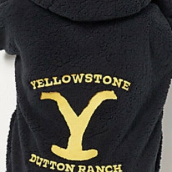 Yellowstone Dutton Ranch Black Hooded Coat