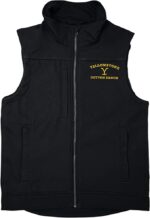 Yellowstone Dutton Ranch Logo Black Vest